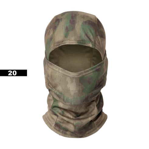 Tactical Balaclava Full Face Mask Set Men Summer Snapback Sun Hat Outdoor Hunting Camouflage Balaclava